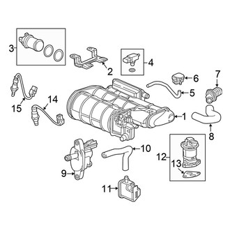 Honda OE - Emission System - Emission Components