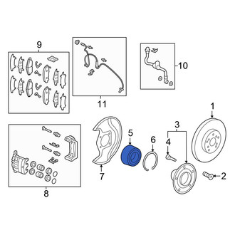 Honda OE - Front Wheel Bearing