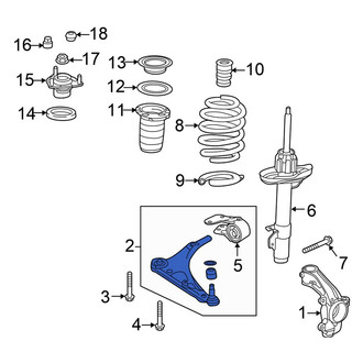 Honda OE - Front Right Suspension Control Arm