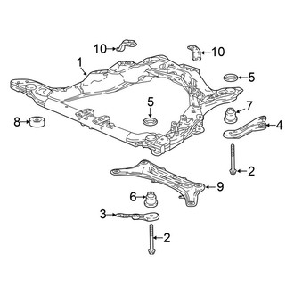 Honda OE - Front Suspension - Suspension Mounting