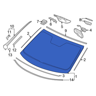 Honda OE - Front Windshield