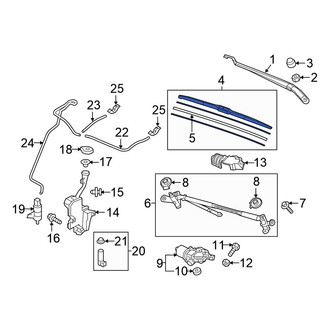 Honda OE - Front Left Wiper Blade