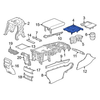 Honda OE - Automatic Transmission Shift Cover Plate