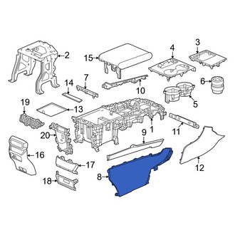 Honda OE - Center Left Console Panel