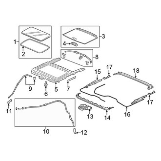 Honda OE - Roof - Sunroof