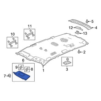 Honda OE - Left Sun Visor