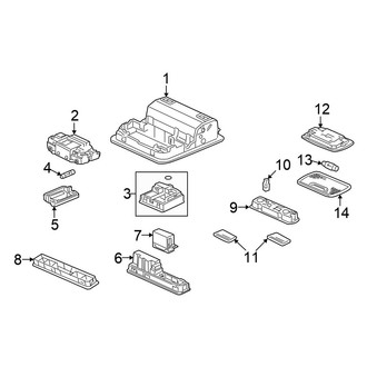 Honda OE - Roof - Overhead Lamps