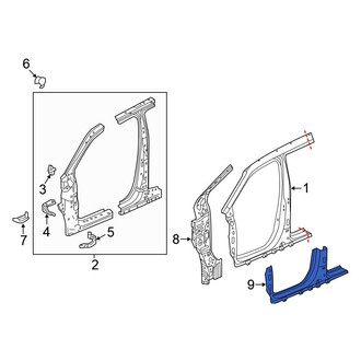 Honda OE - Left Rocker Panel