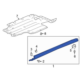 Honda OE - Left Rocker Panel Guard
