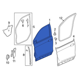 Honda OE - Front Right Door Shell