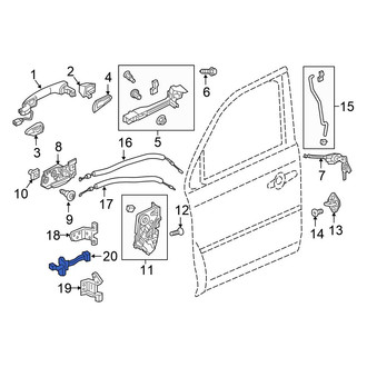 Honda OE - Front Right Door Check