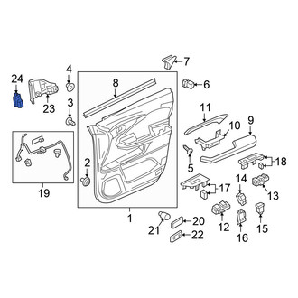 Honda OE - Front Left Collision Avoidance Warning Indicator