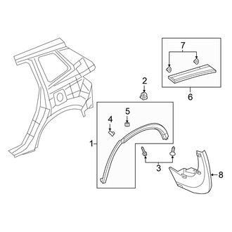 Honda OE - Quarter Panel - Exterior Trim