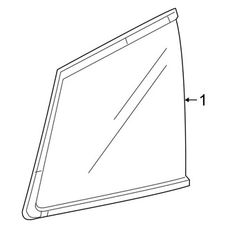Honda OE - Quarter Panel - Glass