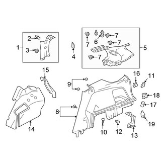 Honda OE - Quarter Panel - Interior Trim