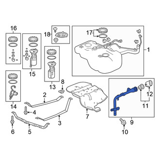 Honda OE - Fuel Tank Filler Neck