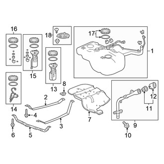 Honda OE - Fuel System Components