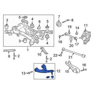 Honda OE - Rear Right Upper Suspension Control Arm