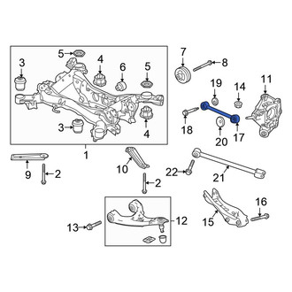Honda OE - Rear Right Lower Forward Suspension Control Arm