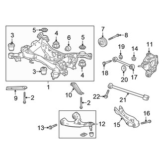 Honda OE - Rear Suspension - Suspension Components
