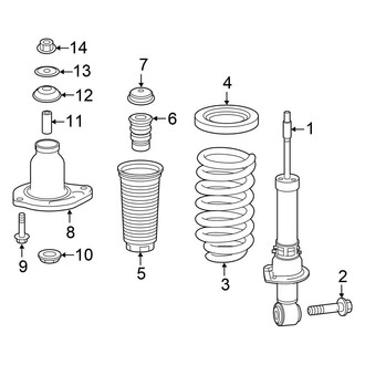 Honda OE - Rear Suspension - Shocks & Components (AWD)