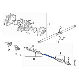 Honda OE - Rear Right CV Axle Assembly