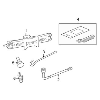 Honda OE - Rear Body & Floor - Jack & Components