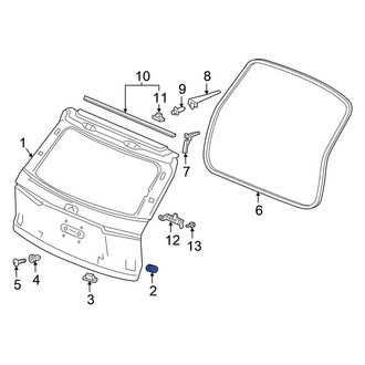Honda OE - Rear Liftgate Stop Bumper