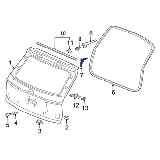 Honda OE - Rear Left Liftgate Hinge