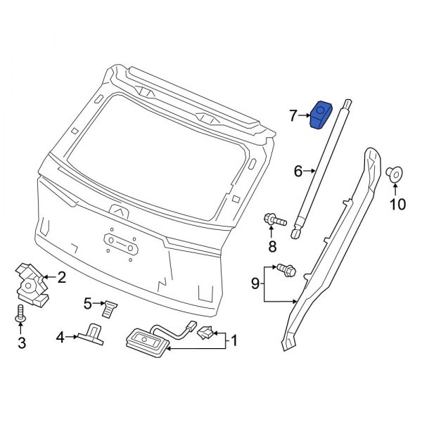 Liftgate Support Strut Holder