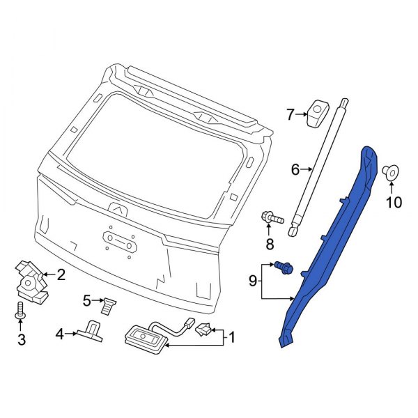 Liftgate Trim Cover