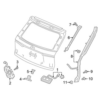 Honda OE - Lift Gate - Lock & Hardware (With Power)