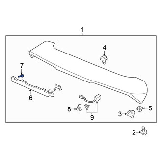 Honda OE - Spoiler Screw