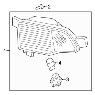 Honda OE - Rear Lamps - Backup Lamps