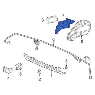 Honda OE - Left Blind Spot Detection System Warning Sensor Bracket