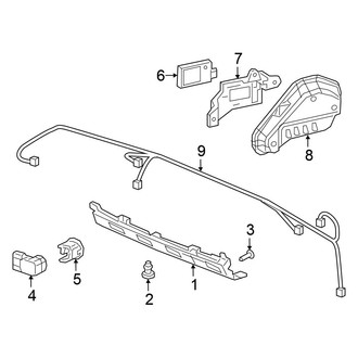 Honda OE - Rear Bumper - Electrical Components