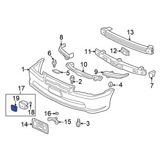 Honda OE - Front Bumper Cover Emblem