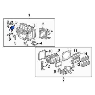 Honda OE - HVAC Air Inlet Door Actuator