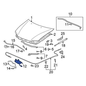 Honda OE - Front Hood Latch