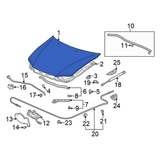 Honda OE - Front Hood Panel
