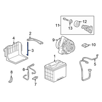 Honda OE - Right Battery Hold Down Stud