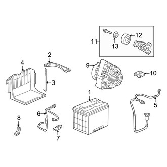 Honda OE - Electrical - Battery (Sedan 3.0L)