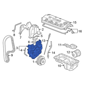 Honda OE - Lower Outer Engine Timing Cover