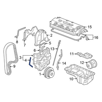Honda OE - Engine Timing Cover Gasket