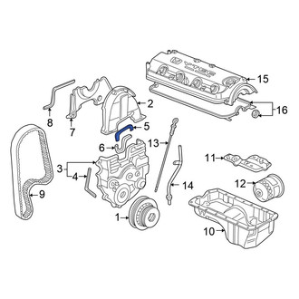 Honda OE - Engine Timing Cover Gasket
