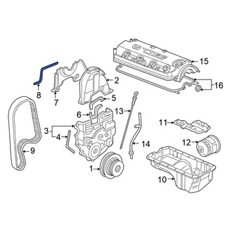 Honda OE - Engine Timing Cover Gasket