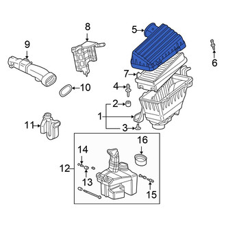 Honda OE - Air Cleaner Cover