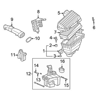 Honda OE - Engine / Transaxle - Air Intake (Sedan 3.0L)
