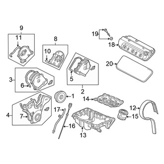 Honda OE - Engine / Transaxle - Engine Parts (Sedan 3.0L)