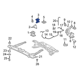 Honda OE - Center Engine Mount